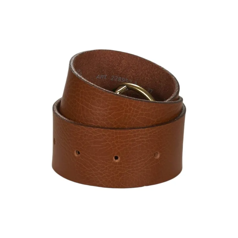 Levi’s Brand Logo Leather Leather Belts Women's Brown-1