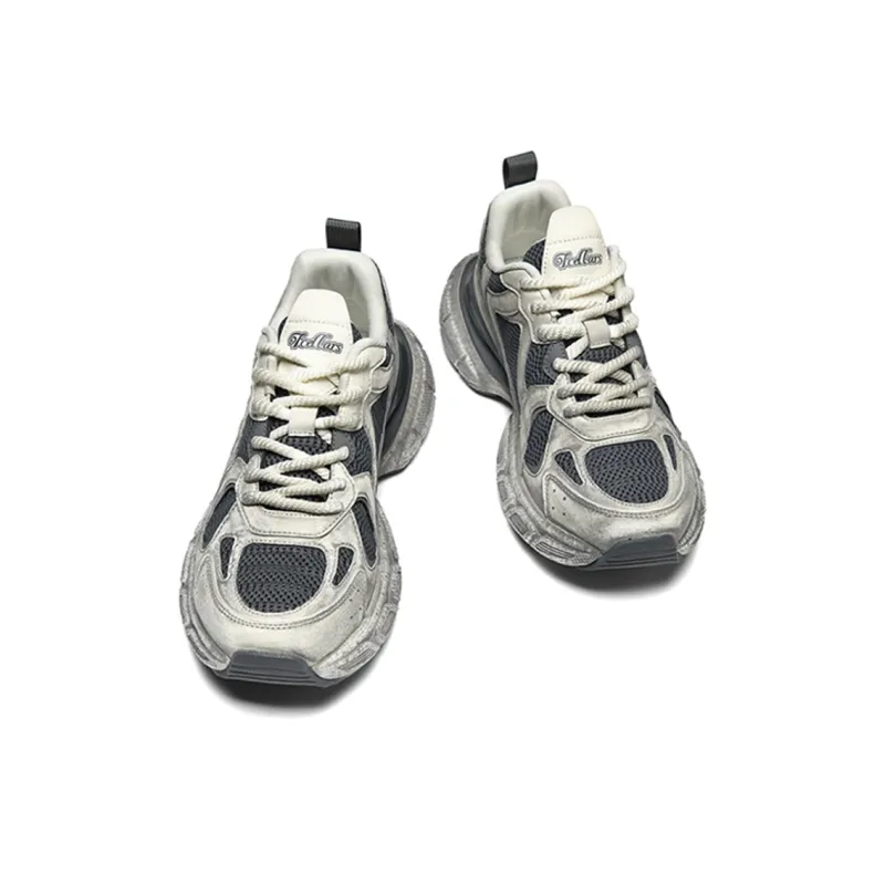 TCELLARS Cushioning, Abrasion Resistant, Breathable, Lightweight, Height Increasing Low Top Chunky Sneakers Unisex-2