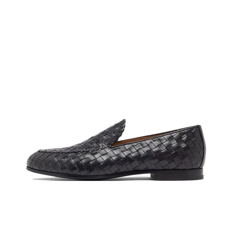 SCAROSSO Vittorio Interwoven Designed Loafers-0