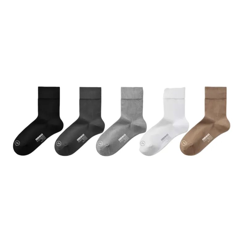 Bananain Mid Calf Socks Men's 5 Pack-4