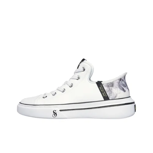 Skechers Slip Ins Anti Slip Wear Resistant Low Top Casual Shoes Women's White