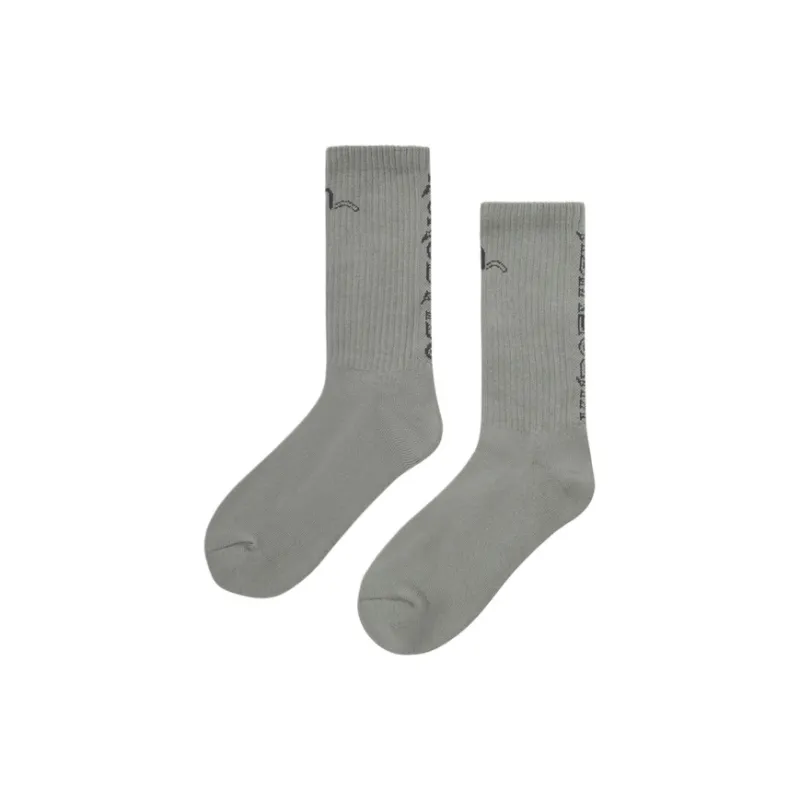 EVISU 2024 Fall Winter Mid Calf Socks Unisex 1 Pack Multicolor-2