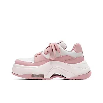 VITTORIO VENTURA Low Top Casual Shoes Women's Dusty Pink & White