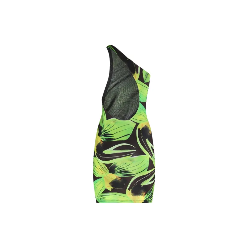 Louisa Ballou Heatwave Plunge Stretched Mini Dress-1