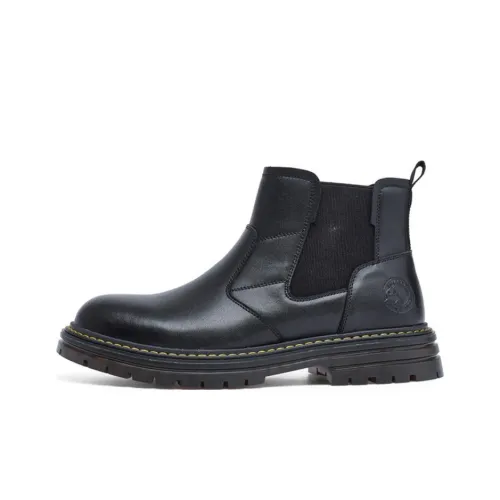 FAIRWHALE Chelsea Boots Unisex Black