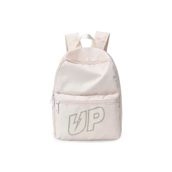 TURN UP Polyester Students Backpack Women's Ecru