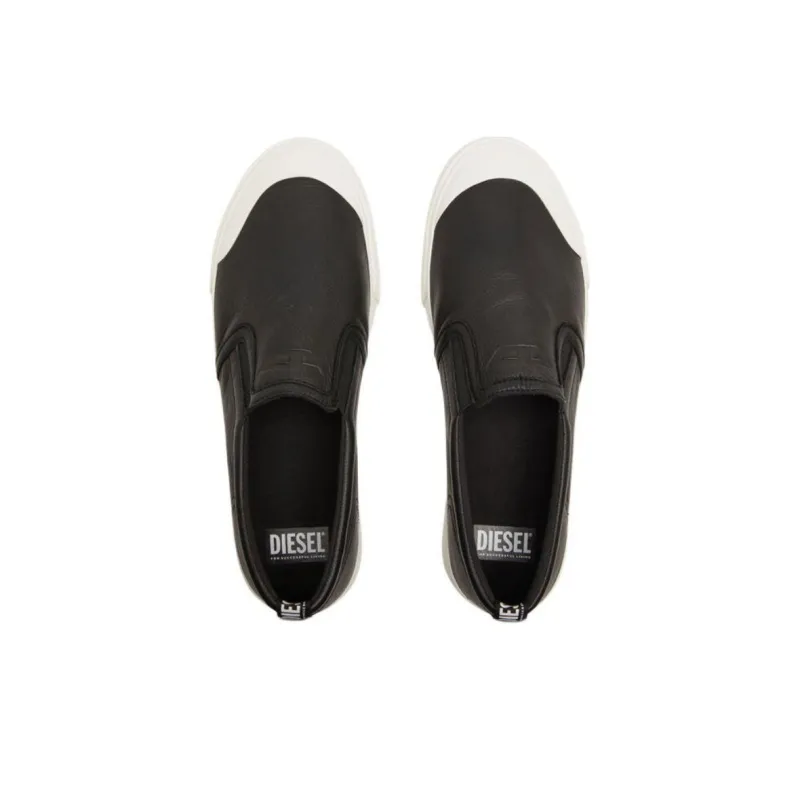 DIESEL S Athos Low Top Skateboard Shoes Men's Black-5