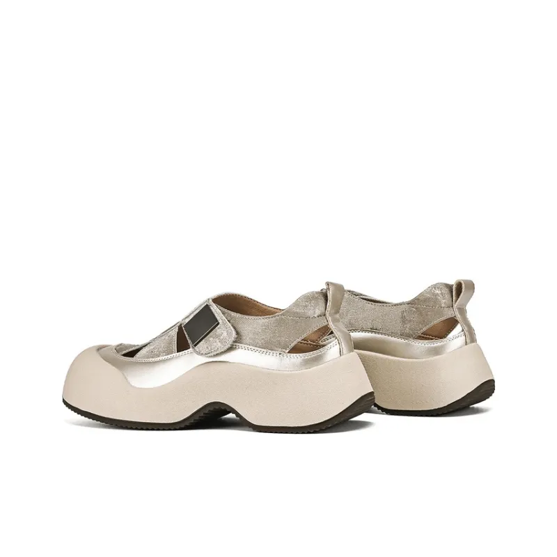 DAPHNE Beach Sandals Women's Champagne/Pink/Khaki-8