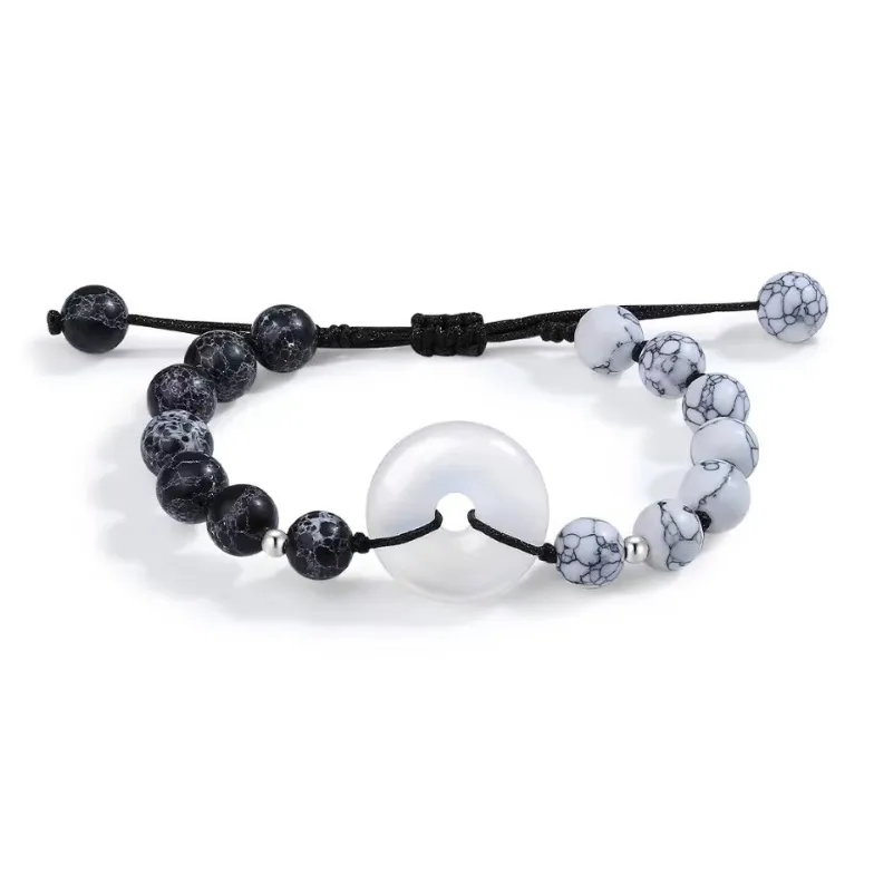 Noritake Agate Jade Bracelets Unisex-13