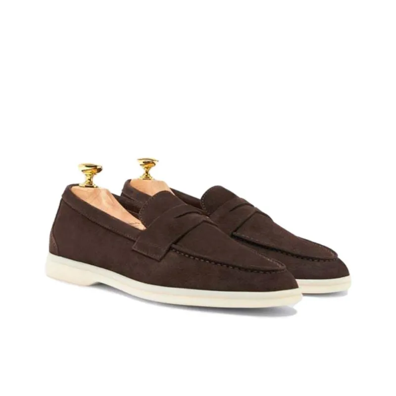 SCAROSSO Luciana Almond Toe Loafers Women's-2