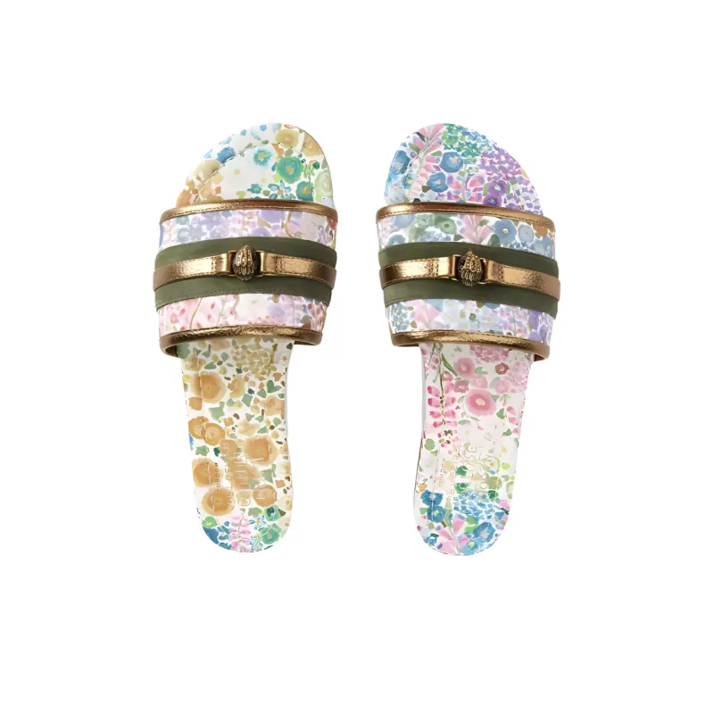 Kurt Geiger London Slide Slippers Women's Gold-3