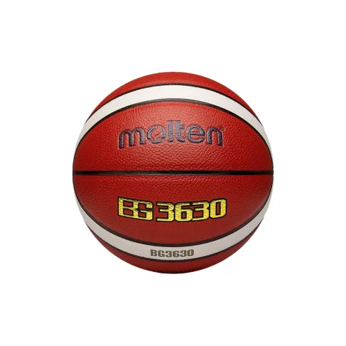 Molten PU Basketball Brownish white yellow Size 7 Ball Training Unisex