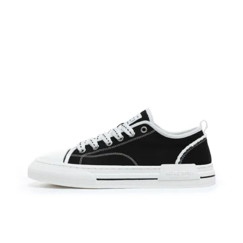 X-ZONE Skateboard Shoes Men Low-Top Black