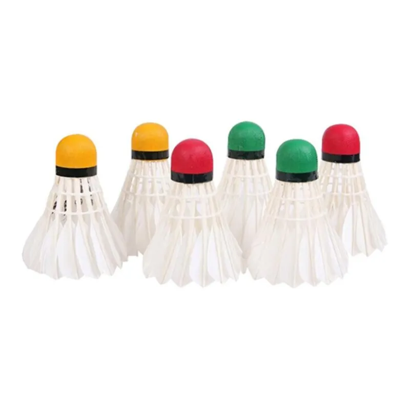 DHS 12 Pack Goose Feather Shuttlecocks-13