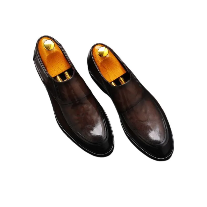 Mulinsen Dress Shoes Men's Light Brown-4