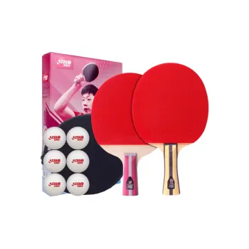 DHS Ping Pong Paddles Unisex All Wood Red