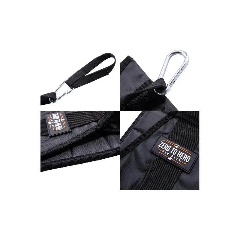 ZERO TO HERO Fitness Arm Guards Black Polyester Overall Protective Equipment-3
