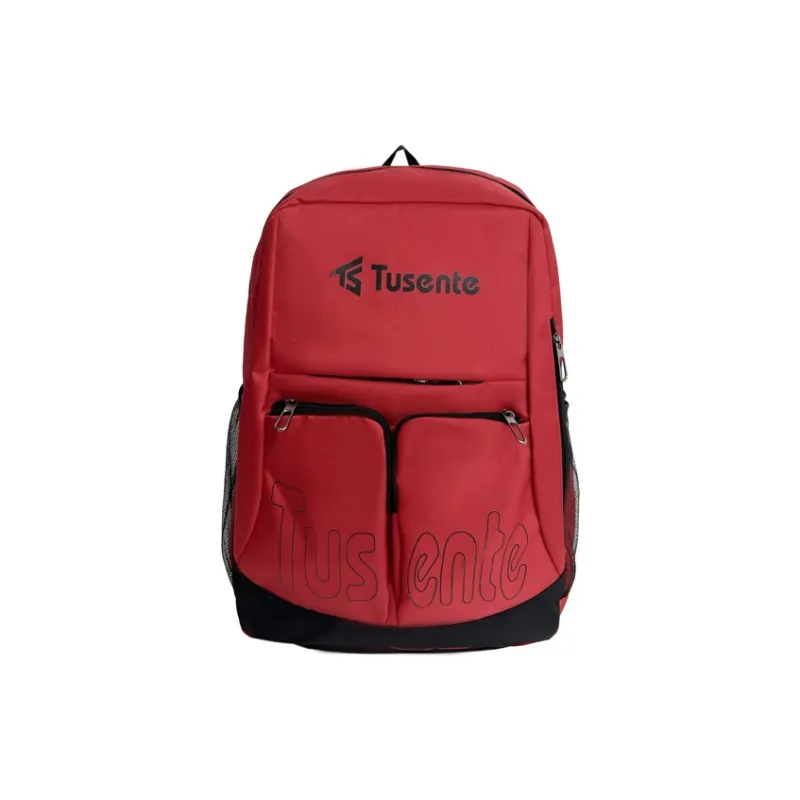 Tong Tong Rabbit Oxford Backpack Unisex Black/Red/Light Gray/Dark Gray-2