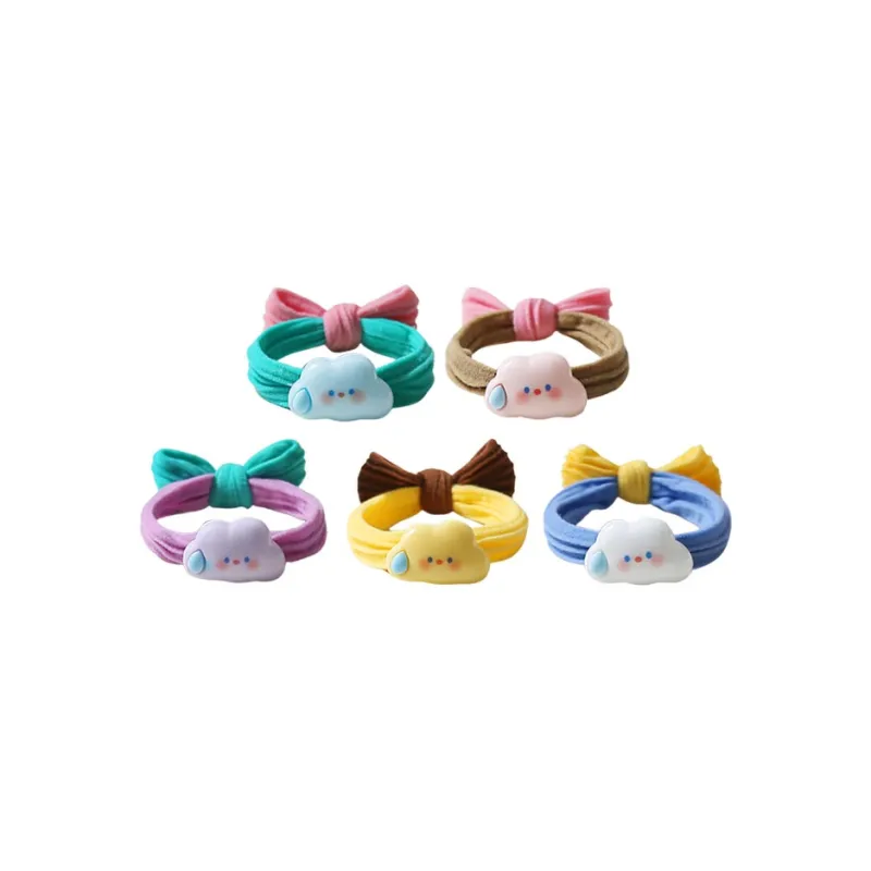 QUIET LOVE Resin Fabric Hair Tie Women's-6