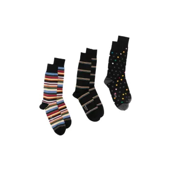 Paul Smith Patterned Fine knit Socks Pack Of Three