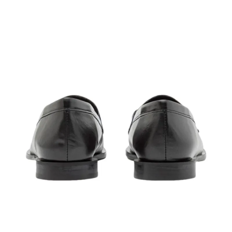 ALOHAS Loafers 2cm Women's Black White-3