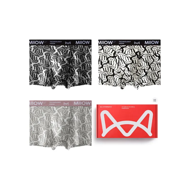 MIIOW Underpants Men's Box 3 Pack-6
