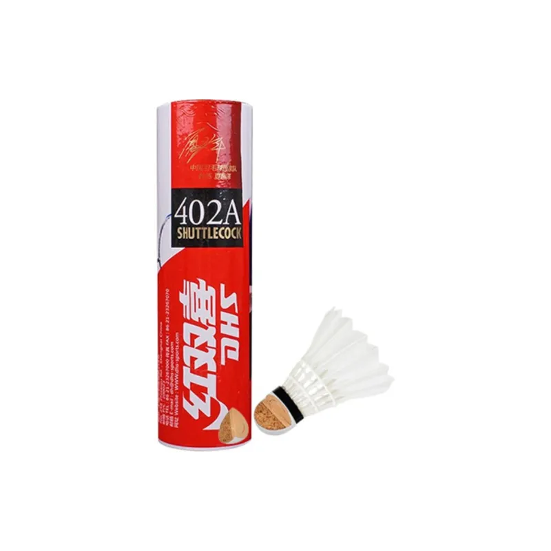 DHS 12 Pack Goose Feather Shuttlecocks-10