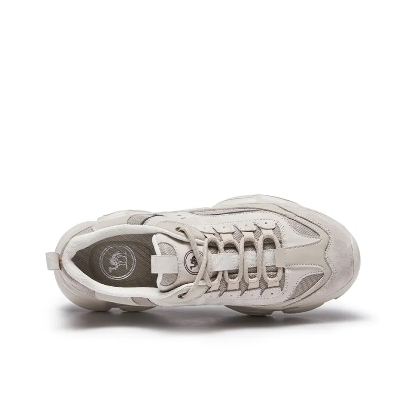 CAMEL Breathable Height Increasing Low-Top Chunky Sneakers Women's-2