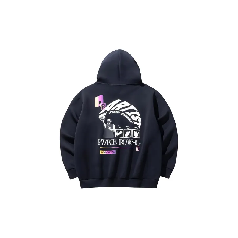 Anta Basketball Collection Sweatshirt Unisex Basic Black-1