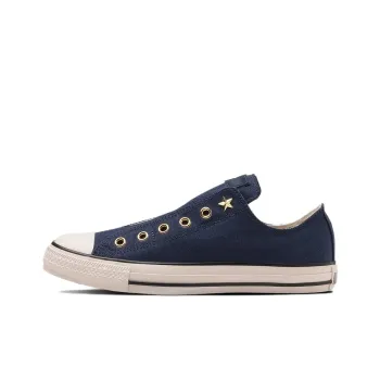 Converse All Star Anti Slip Wear Resistant Low Top Canvas Shoes Unisex Dark Marine Blue