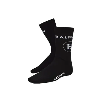BALMAIN Unisex Mid-Calf Socks