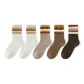 2 White-1 Light Coffee-1 Brown-1 Dark Coffee[5 Pack]