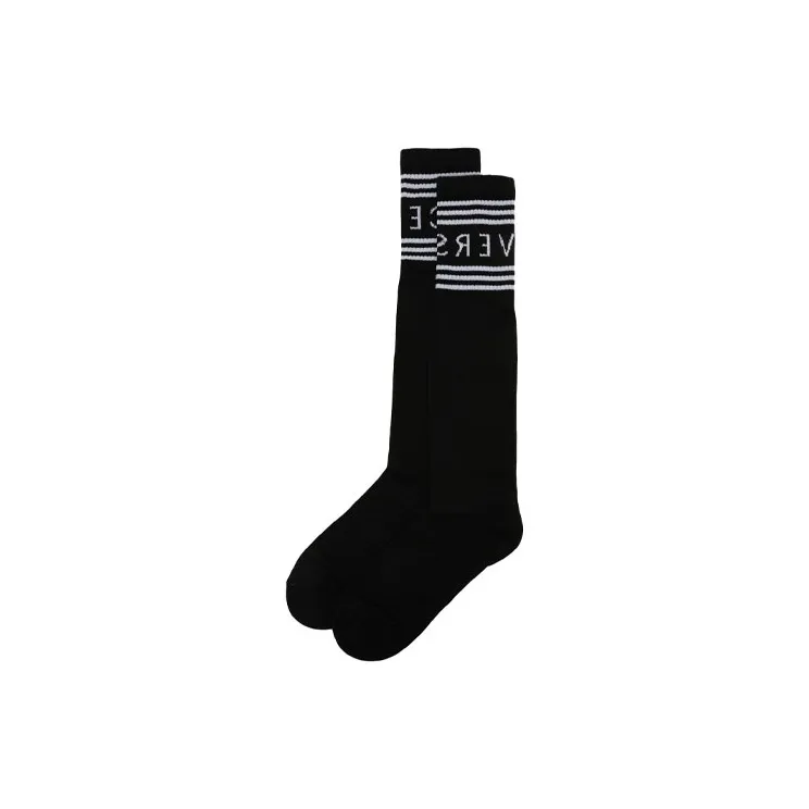 FANSIZHE Mid Calf Socks Men's Black-0