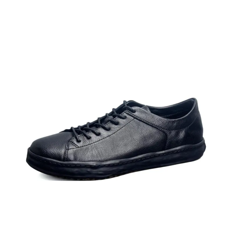 Devanro Wear-Resistant Breathable Water-Resistant Slip-Resistant Low-Top Skateboard Shoes Men's-0