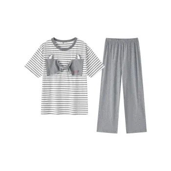 YSO Pajama Set Women's Dark Heather Gray