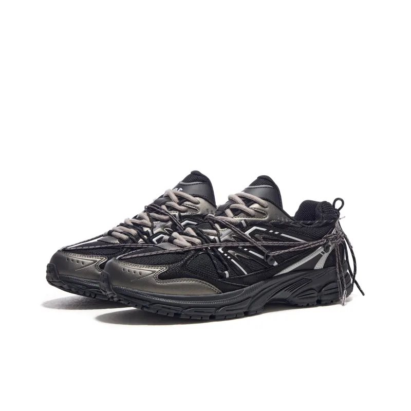 CAMEL Cushioned Wear Resistant Breathable Low Top Running Shoes Men's Black-2