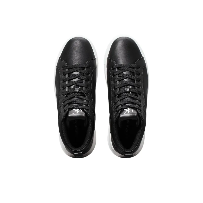 CKJ CALVIN KLEIN JEANS High-Top Skateboard Shoes Men's Black-3