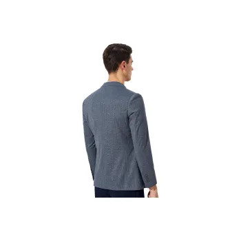 FIRS Business Suit Men's Light Gray Plaid