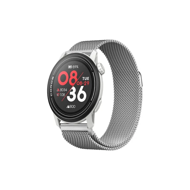 FZRT COROS Compatibility Watch Band Stainless Steel Metal Beige Blue Magnetic Steel Band Metal-0