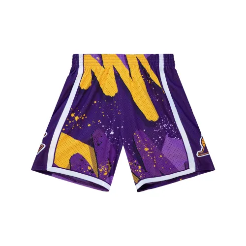 Mitchell Ness X NBA Los Angeles Lakers Basketball Shorts Unisex Purple