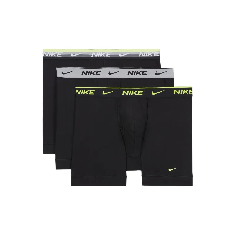 Nike Dri-FIT Essential Cotton Stretch Boxer Shorts Men's 3 Pack Black-0