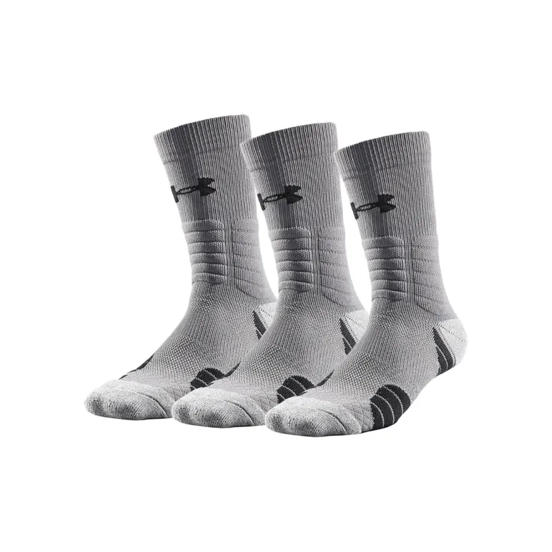 Under Armour Knee High Socks Unisex 3 Pack Gray-0