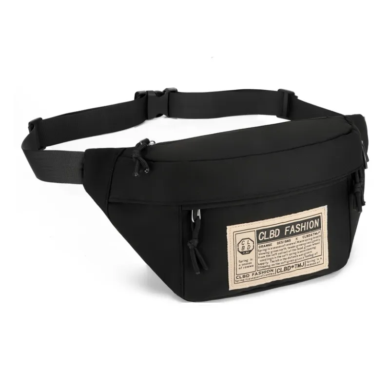 Parker Bear Repellent Oxford Cloth Sling Bag Regular Men's Beige/Black-1