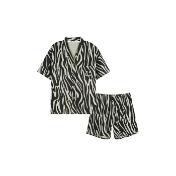 MIIOW Pajama Set Women's Zebra Print