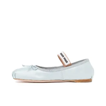 MIU MIU Casual Single Shoes Women's Light Blue