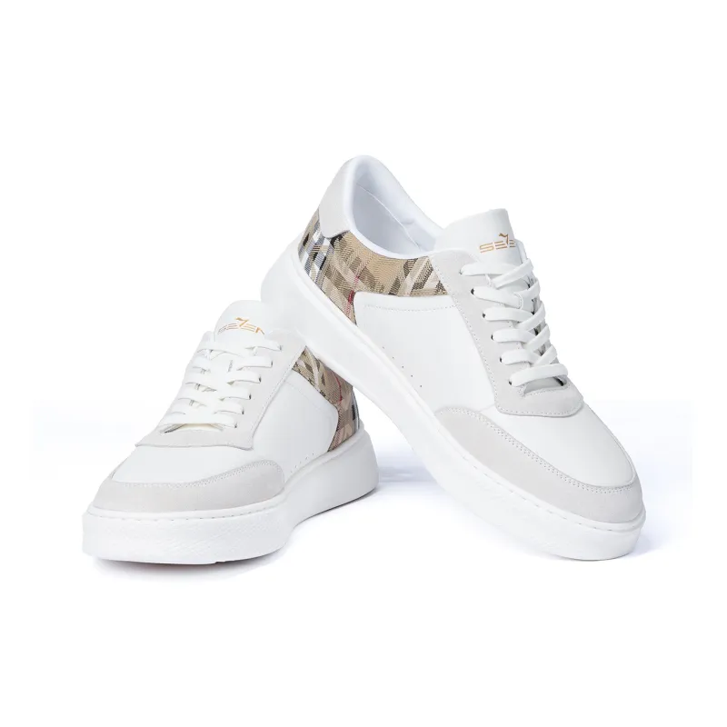 SEVEN Low Top Casual Shoes Men's White-2