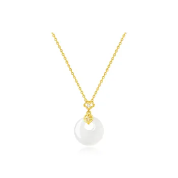 Green Craftsman Chalcedony Necklaces Women's
