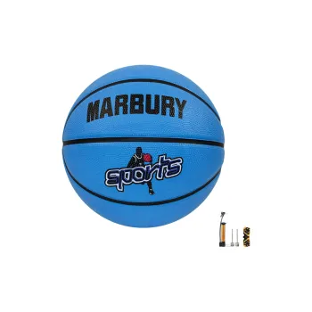 MARBURY Rubber Basketball Dark Blue Black Size 4 For Kindergarten Elementary School And Babies Training Unisex
