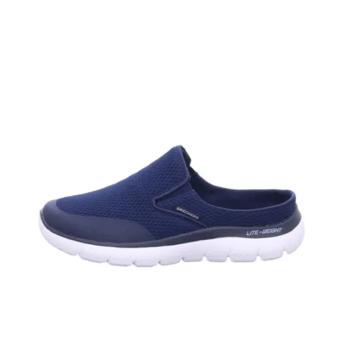 Skechers Summits Quiet Wrap-toe Slippers Men's Dark Blue
