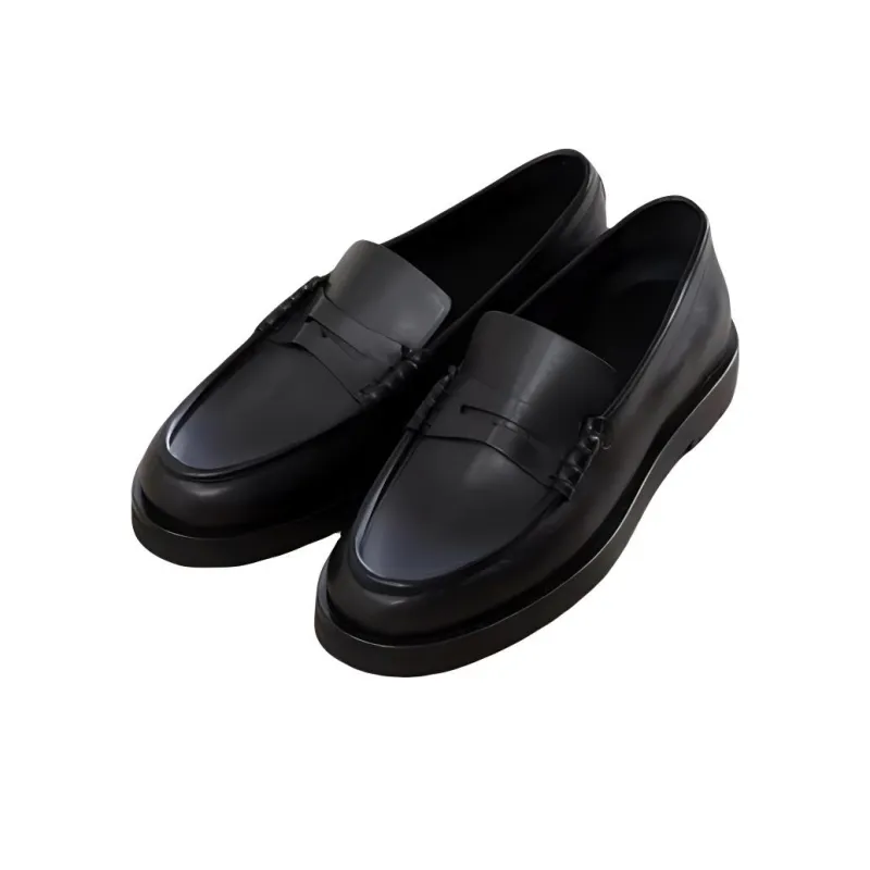 DEAR FRANCES Joss Leather Loafers-2